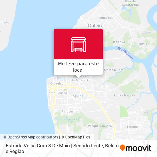 Estrada Velha Com 8 De Maio | Sentido Leste mapa