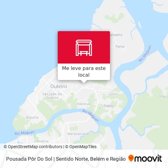 Pousada Pôr Do Sol | Sentido Norte mapa