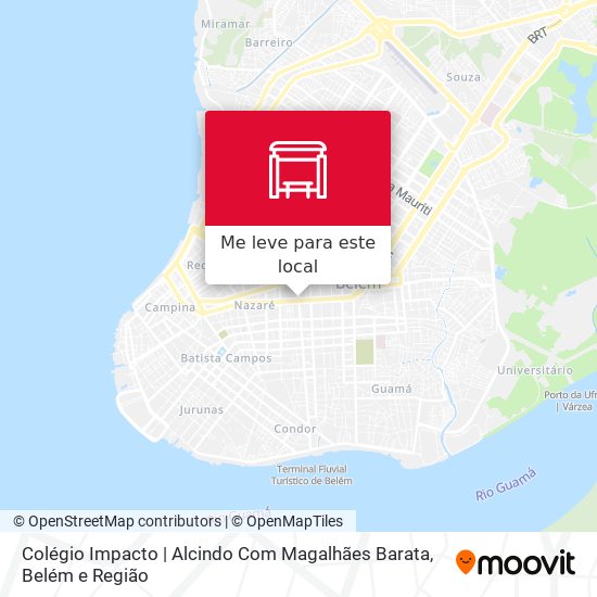 Colégio Impacto | Alcindo Com Magalhães Barata mapa