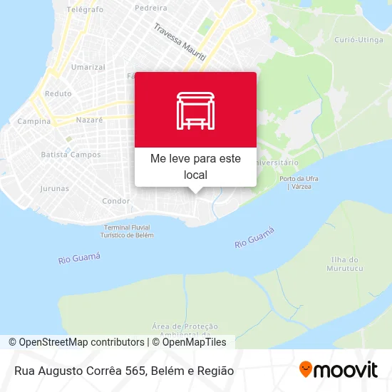 Rua Augusto Corrêa 565 mapa