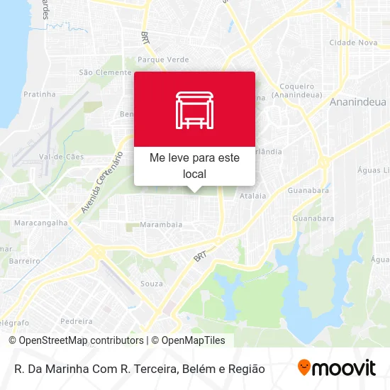 R. Da Marinha Com R. Terceira mapa