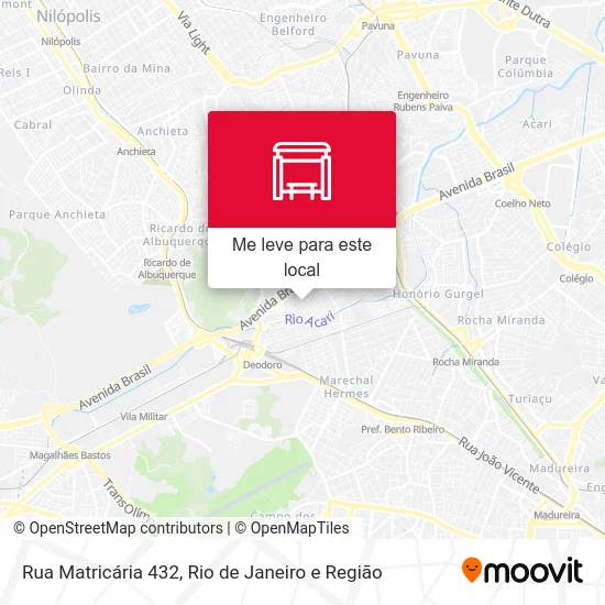 Rua Matricária 432 mapa