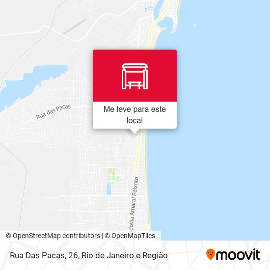 Rua Das Pacas, 26 mapa