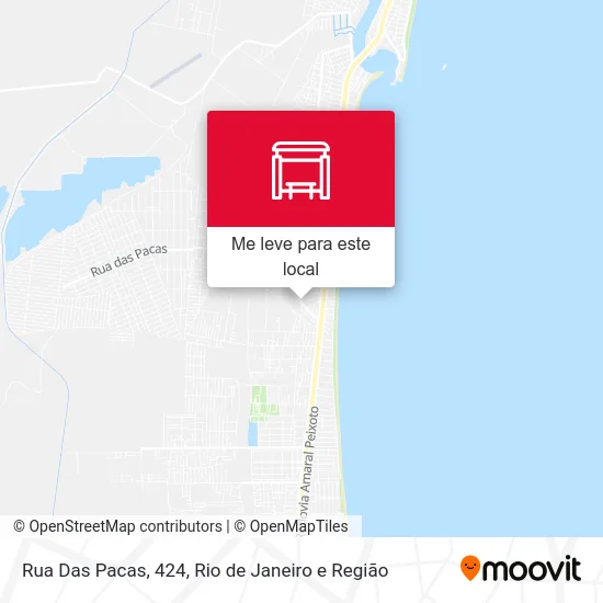 Rua Das Pacas, 424 mapa