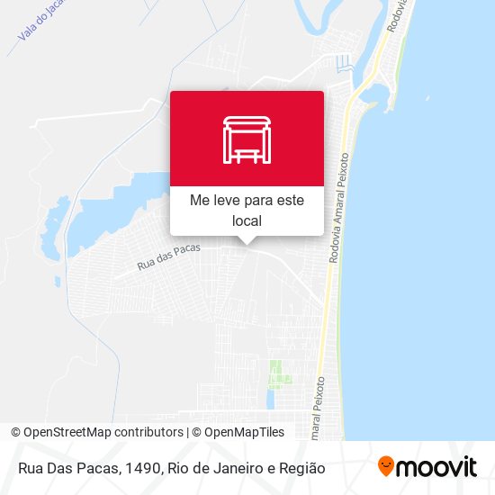 Rua Das Pacas, 1490 mapa
