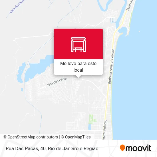 Rua Das Pacas, 40 mapa