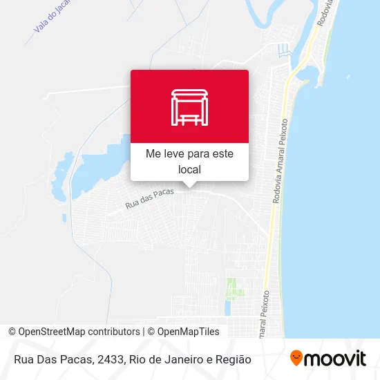 Rua Das Pacas, 2433 mapa