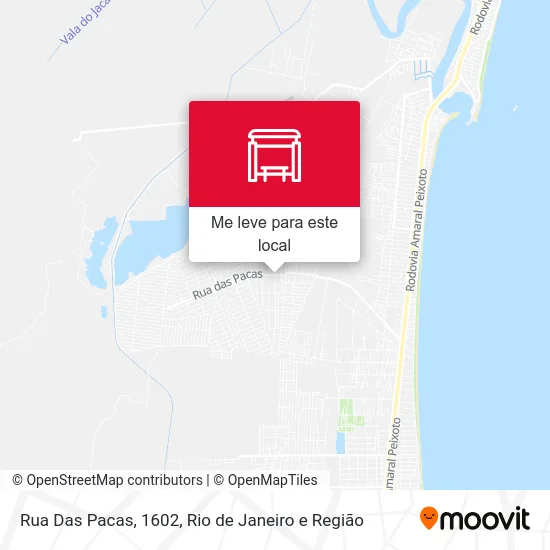 Rua Das Pacas, 1602 mapa