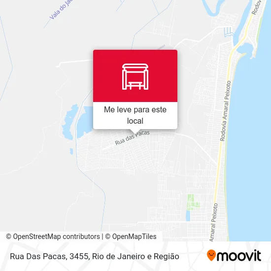 Rua Das Pacas, 3455 mapa