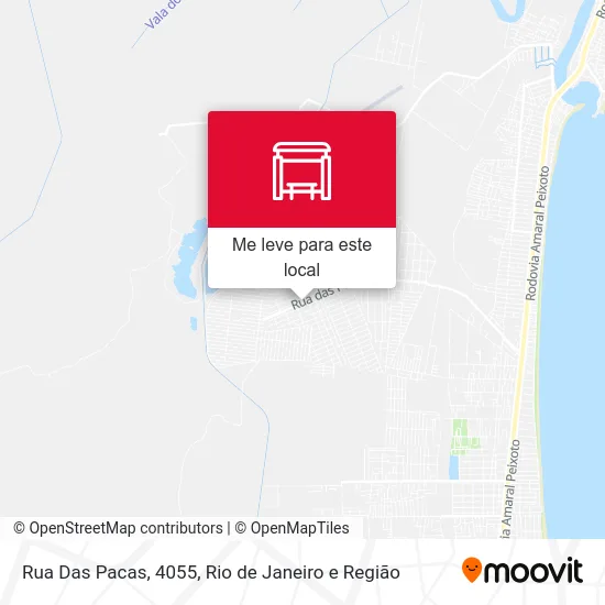 Rua Das Pacas, 4055 mapa