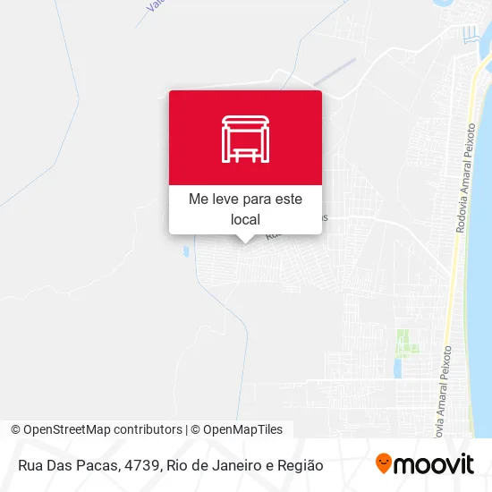 Rua Das Pacas, 4739 mapa