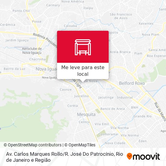 Av. Carlos Marques Rollo / R. José Do Patrocínio mapa
