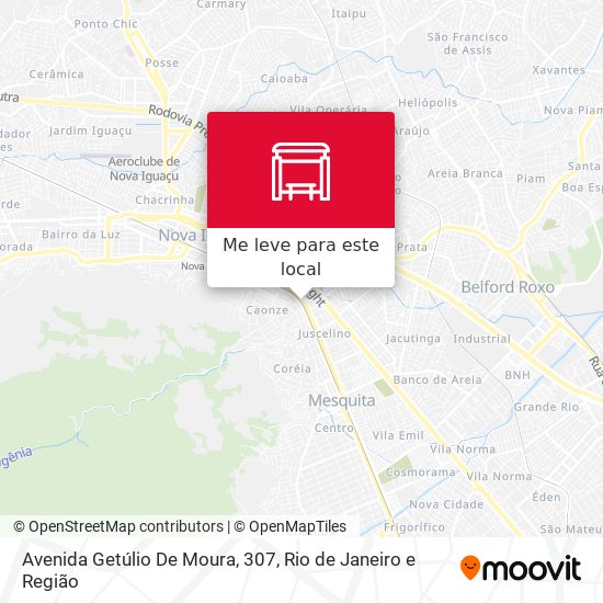 Avenida Getúlio De Moura, 307 mapa