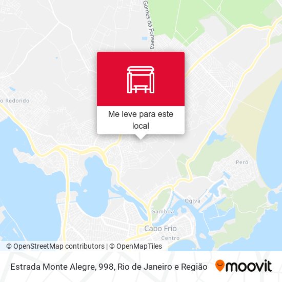 Estrada Monte Alegre, 998 mapa