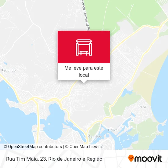 Rua Tim Maia, 23 mapa