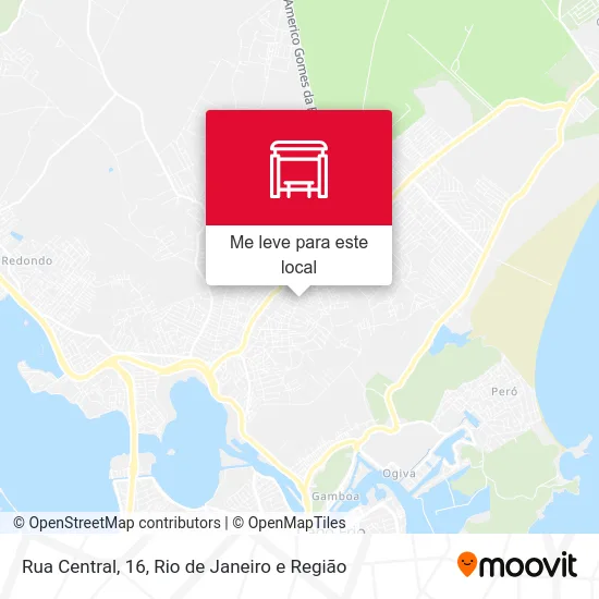 Rua Central, 16 mapa