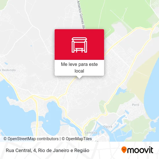 Rua Central, 4 mapa