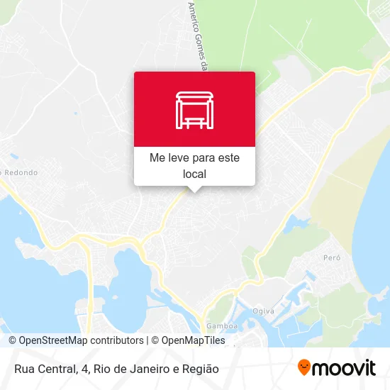 Rua Central, 4 mapa
