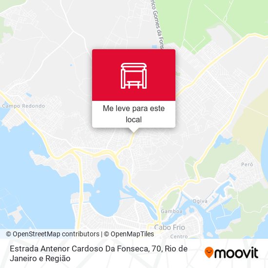 Estrada Antenor Cardoso Da Fonseca, 70 mapa