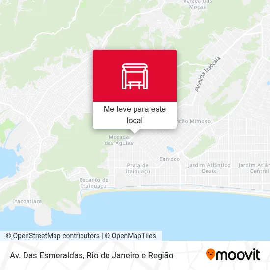 Av. Das Esmeraldas mapa