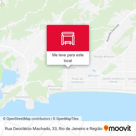 Rua Deoclécio Machado, 33 mapa