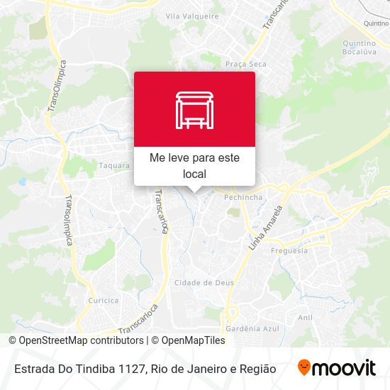 Estrada Do Tindiba 1127 mapa