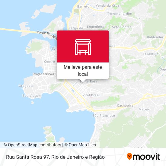 Rua Santa Rosa 97 mapa