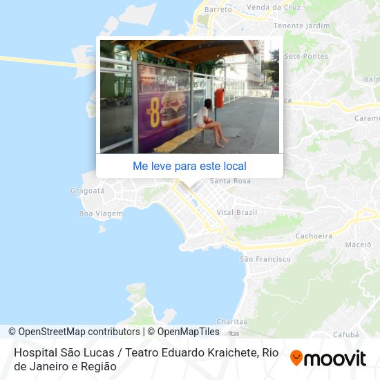 Hospital São Lucas / Teatro Eduardo Kraichete mapa