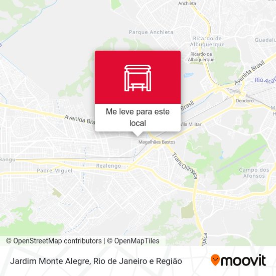 Jardim Monte Alegre mapa