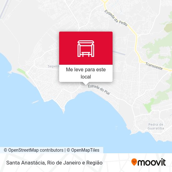 Santa Anastácia mapa