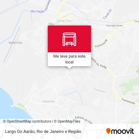 Largo Do Aarão mapa