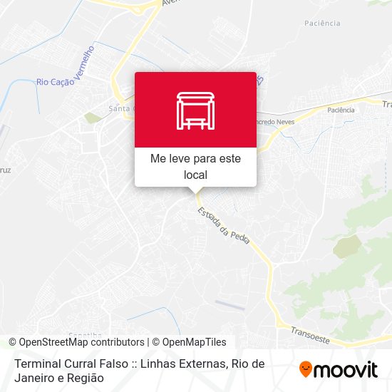 Terminal Curral Falso :: Linhas Externas mapa