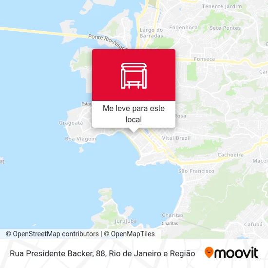 Rua Presidente Backer, 88 mapa