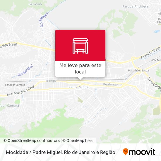 Mocidade / Padre Miguel mapa