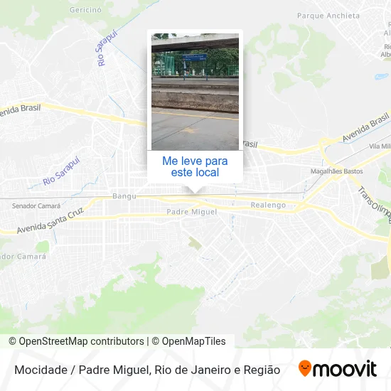 Mocidade / Padre Miguel mapa