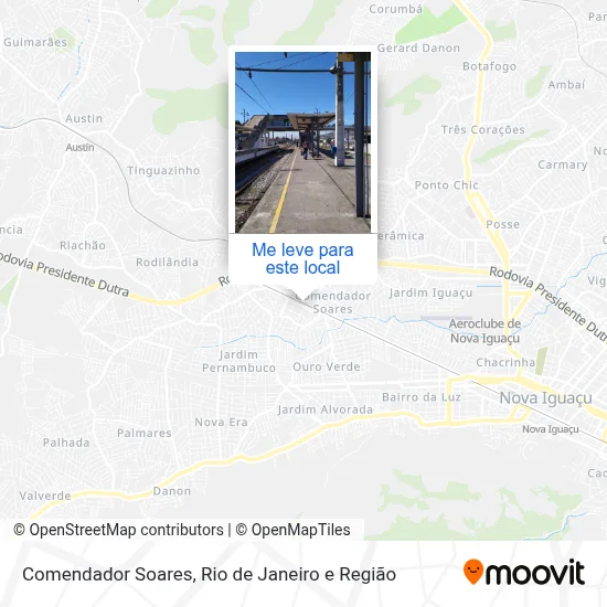 Comendador Soares mapa