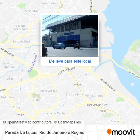 Parada De Lucas mapa