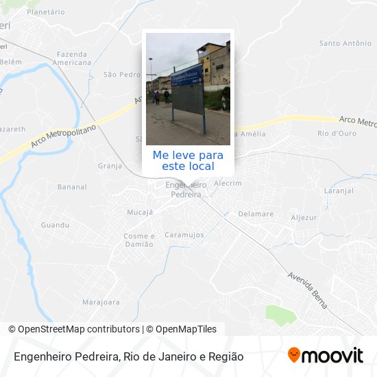 Engenheiro Pedreira mapa