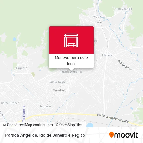 Parada Angélica mapa