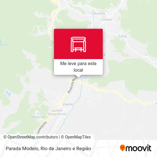 Parada Modelo mapa