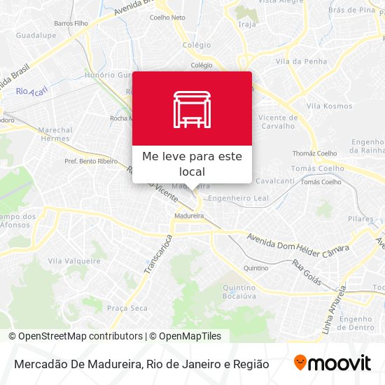 Mercadão De Madureira mapa