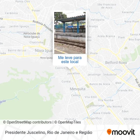 Presidente Juscelino mapa