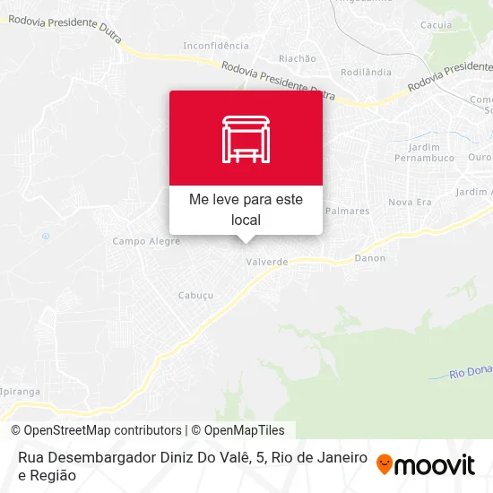 Rua Desembargador Diniz Do Valê, 5 mapa