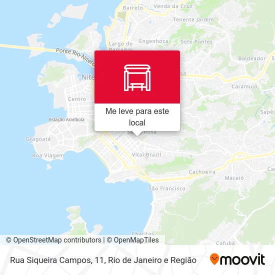 Rua Siqueira Campos, 11 mapa