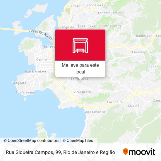 Rua Siqueira Campos, 99 mapa