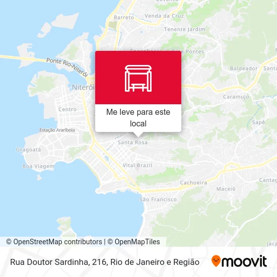 Rua Doutor Sardinha, 216 mapa