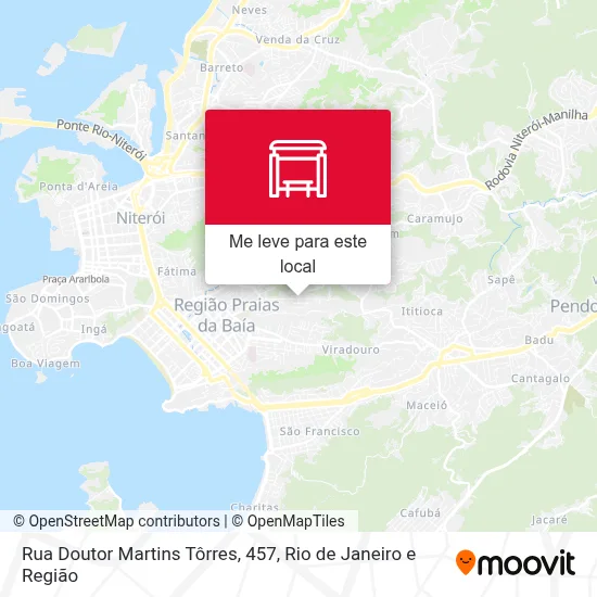 Rua Doutor Martins Tôrres, 457 mapa