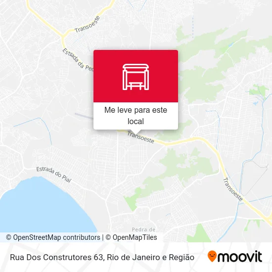 Rua Dos Construtores 63 mapa