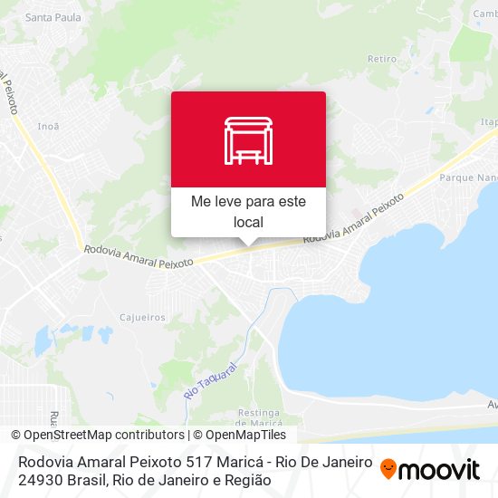 Rodovia Amaral Peixoto 517 Maricá - Rio De Janeiro 24930 Brasil mapa