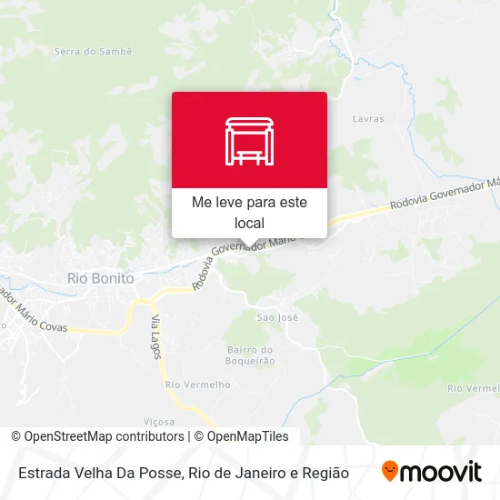 Estrada Velha Da Posse mapa